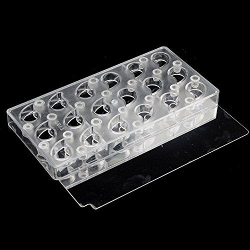 GRAINRAIN Chocolate Transfer Sheet Mold Polycarbonate Chocolate Mold DIY Handmade Chocolate Magnetic Chocolate Mold Candy Mould Oblong Shaped (19326) - Image 4