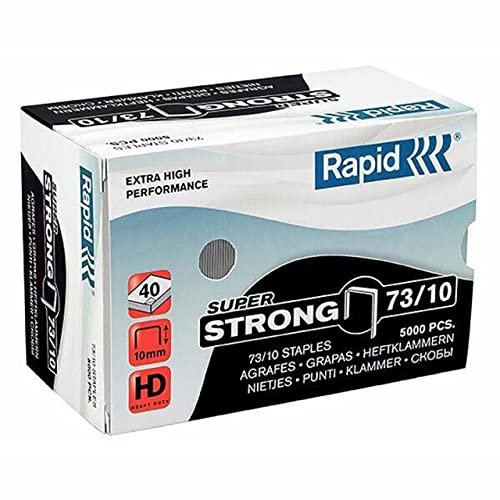 Rapid 24890400 3/8-Inch 73 Series Staples for Stapling Pliers with HD31, 5000 Per Box - Image 1