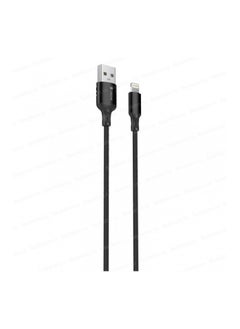 Celebrat Celebrat CB-32 Portable USB To Lightning Fast Charge And Data Transmission Cable With Braided wire Design And Practical Fits Iphone 2.4A /480mbps /1000mm - Black  - Image 3