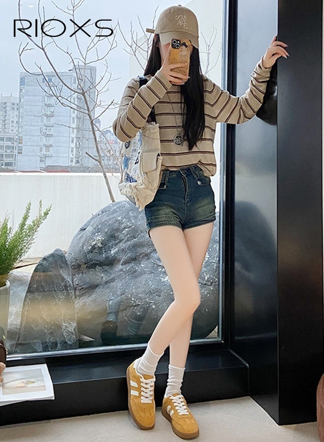 ريوكس أحذية رياضية نسائية، أحذية رياضية كلاسيكية رجعية، أحذية رياضية كاجوال منخفضة الرقبة للسيدات، أحذية رياضية عصرية مانعة للانزلاق مع كعب عادي/منصة، أحذية تنس تزلج بنعل مطاطي ناعم للسفر والعمل اليومي والتسوق، لون بني - Image 2