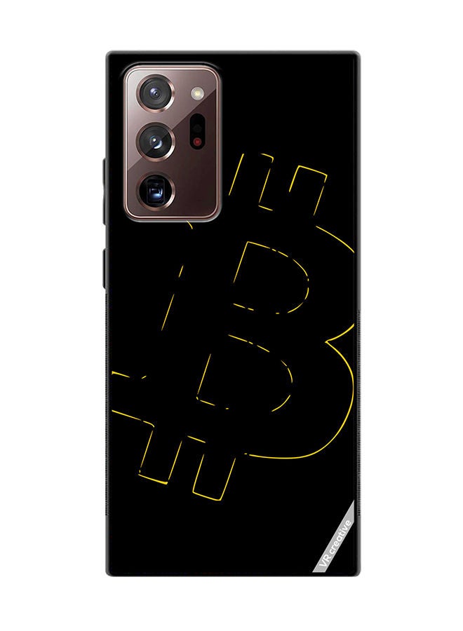 VR CREATIVE Protective Case Cover For Samsung Galaxy Note20 Ultra 5G Bitcoin Design Multicolour - Image 1