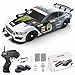 Desdoni Remote Control Car RC Drift Car 116 Scale 4WD 18KMH High Speed Model Vehicle 24GHz with LED Lights Spray Rubber Tire Racing Sport Toy for Adults Boys Girls Kids Gift 2Pcs Rechargeable Batteries - Image 4