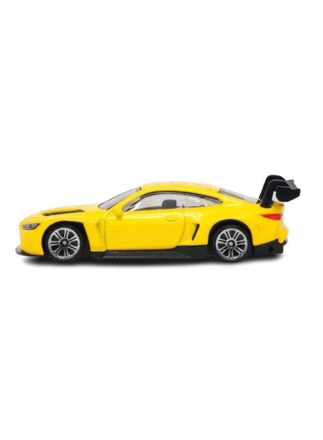 D-Power BMW M4 GT3  Yellow | DieCast Replica, Ultimate Collector's Item, Race Cars | Toy Vehicles, Metal Toy Car Model  Pull Back Collection | Size  1:64, For Kids 3+ - Image 3