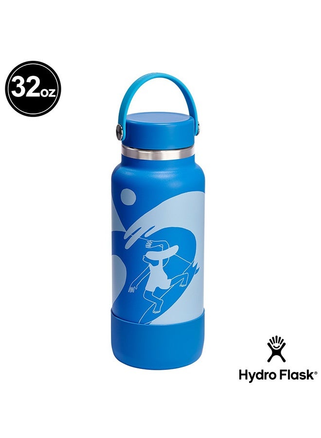 Hydro Flask Ty Williams 32oz Stainless Steel Wide Mouth Limited Edition TempShield Leakproof Water Bottle BPA-Free, Non-Toxic - Image 3