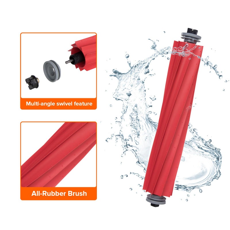 roborock Rubber Main Brush Replacement Q Revo Series, S7 Max Ultra, QV 35A, Q7 Series Robot Vacuum - Image 5