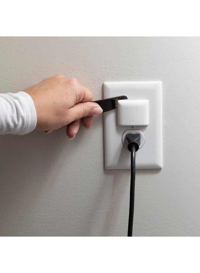 Qdos Safety StayPut Single Outlet Plug Cover | White | Secure Fit and Beveled Edges Prevent Small Fingers from Removing Unlike Inferior Products| Fits All Outlets | 24 Pack - Image 4