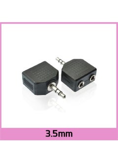 Ti-mesh 3.5Mm Stereo Plug / 2 X 3.5Mm Stereo Jack Splitter Multiplexer - Black 