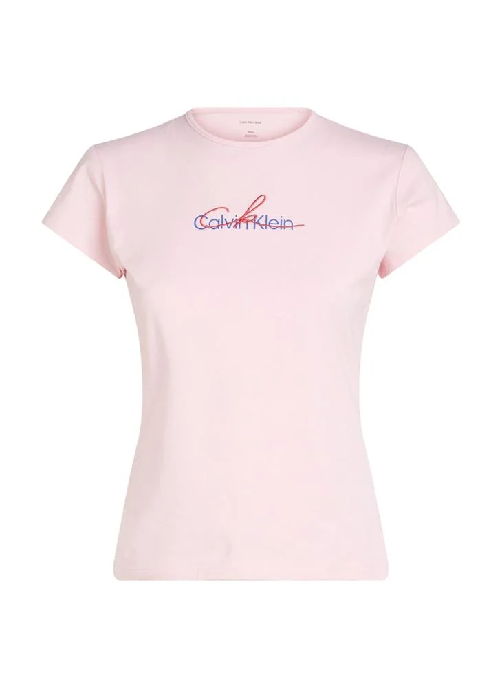 Calvin Klein Jeans Logo Crew Neck T-Shirt