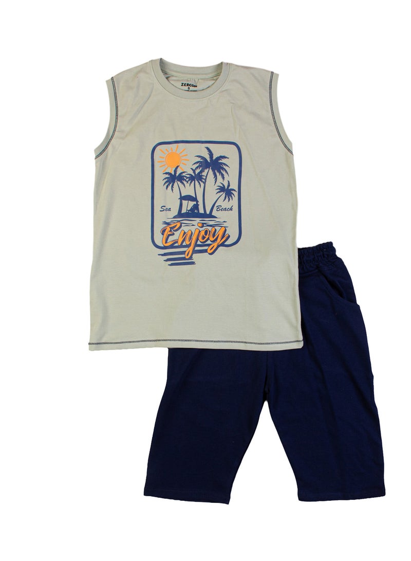 Zercon Summer Pajama Set for Boys 8175 - Image 1