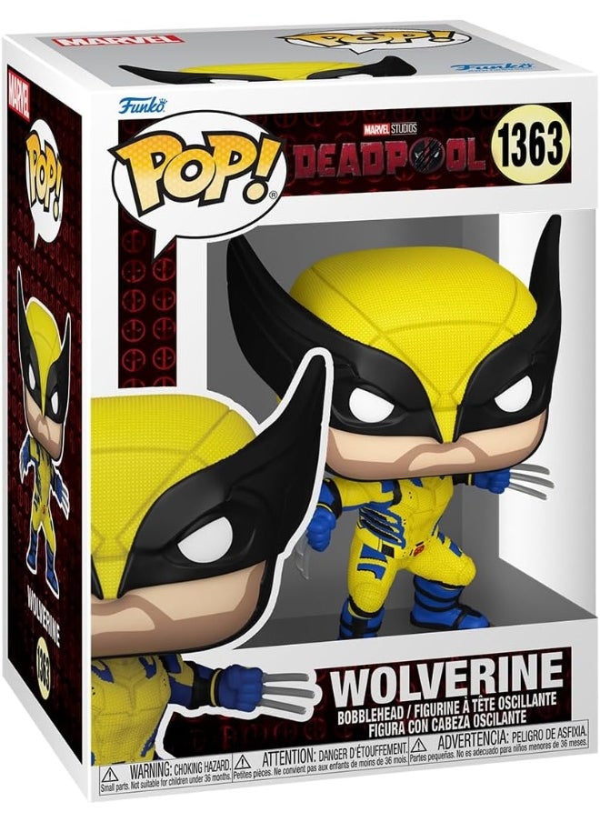 Funko Funko Pop! Marvel: Deadpool 3 - Wolverine, Collectable Vinyl Toy Figure  - Image 1