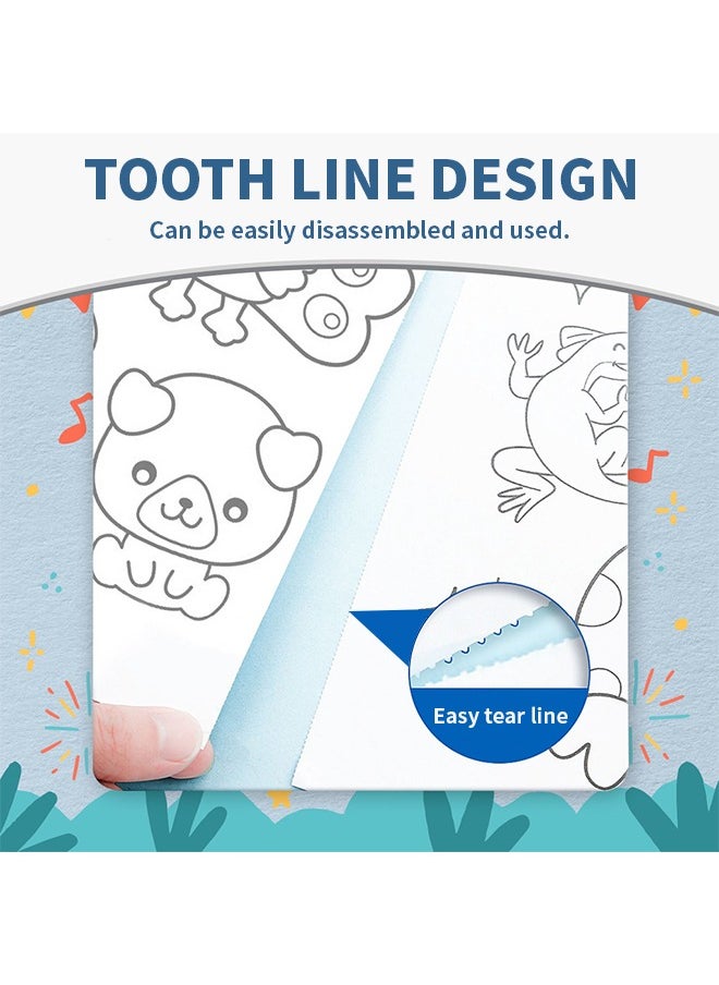 Generic - Thickened Drawing Paper, Waterproof Art Roll With Easy-Tear Teeth, Diy Coloring Art Roll, Easy To Tear And Bleed-Proof, Very Suitable For Various Artistic Creations, Inspiring Limitless Creativity - Image 1