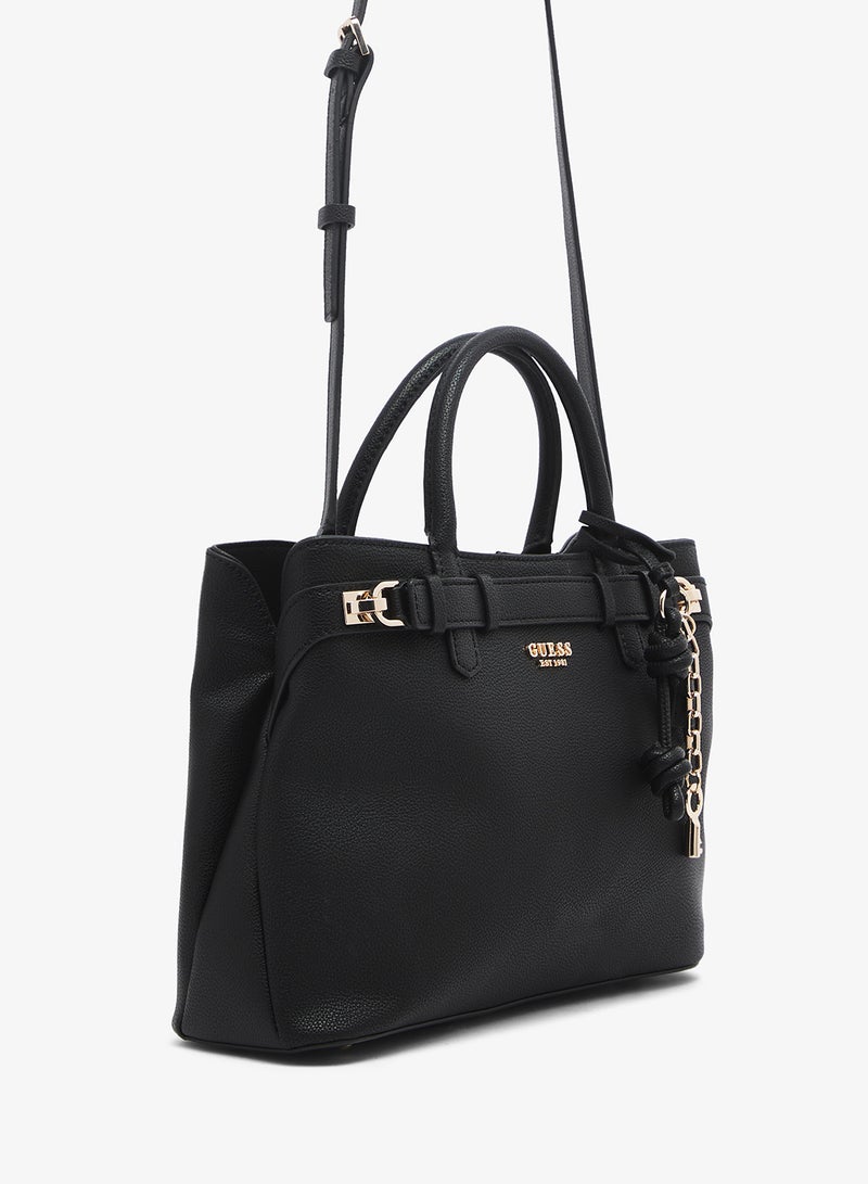 GUESS Gregoria Large Girlfriend Satchel Bag - Image 3