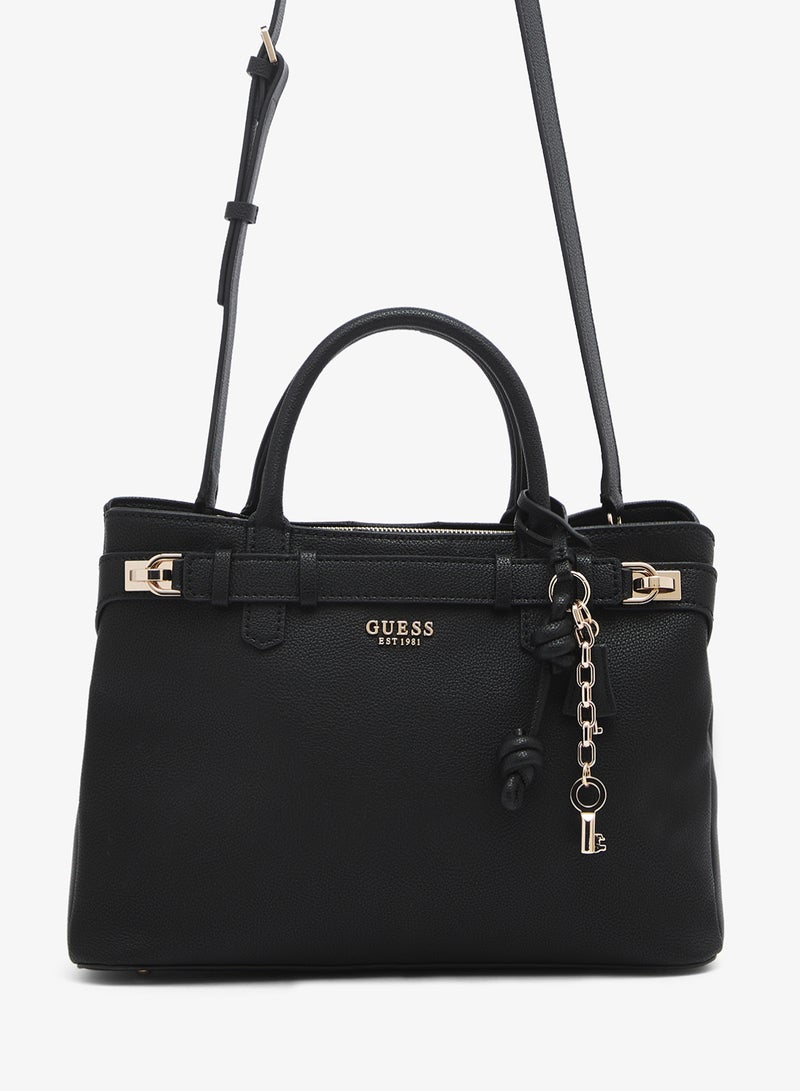 GUESS Gregoria Large Girlfriend Satchel Bag - Image 1