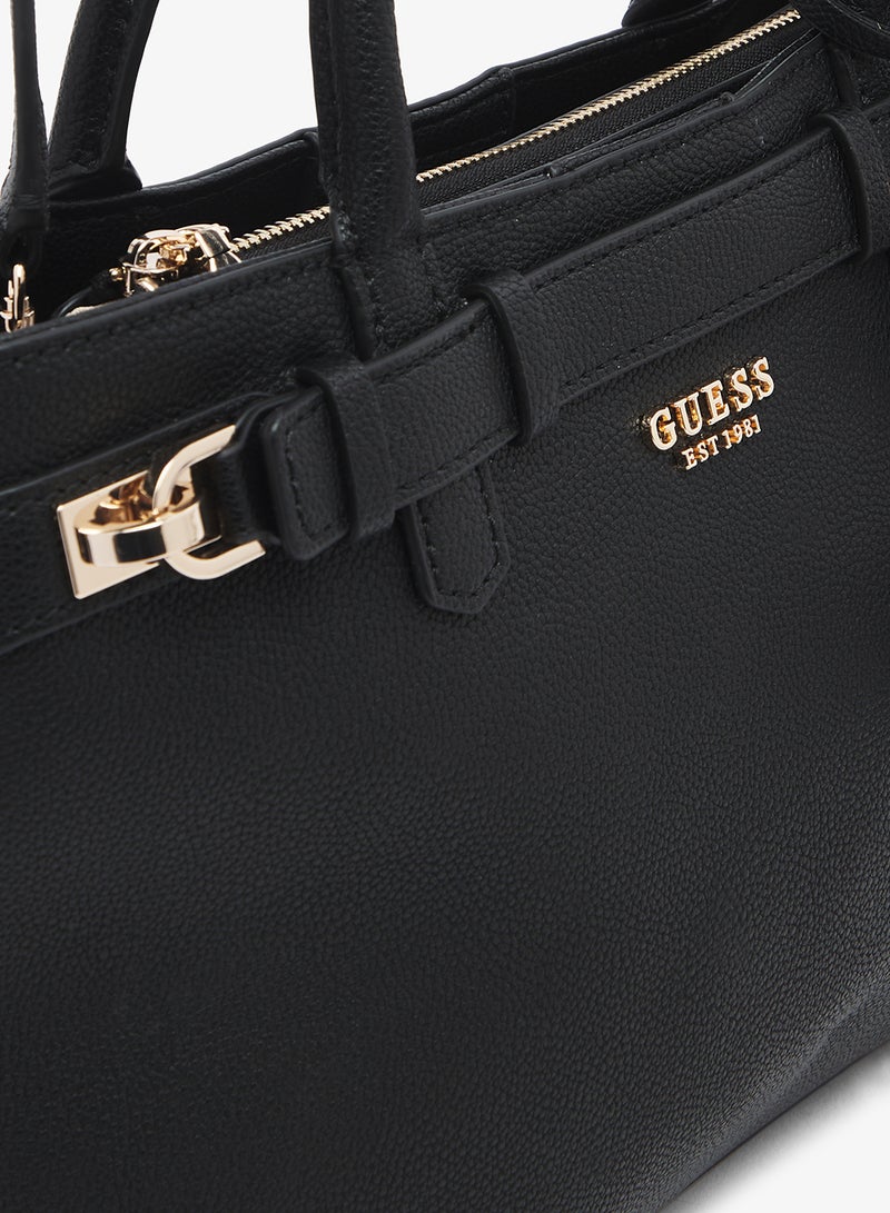 GUESS Gregoria Large Girlfriend Satchel Bag - Image 4