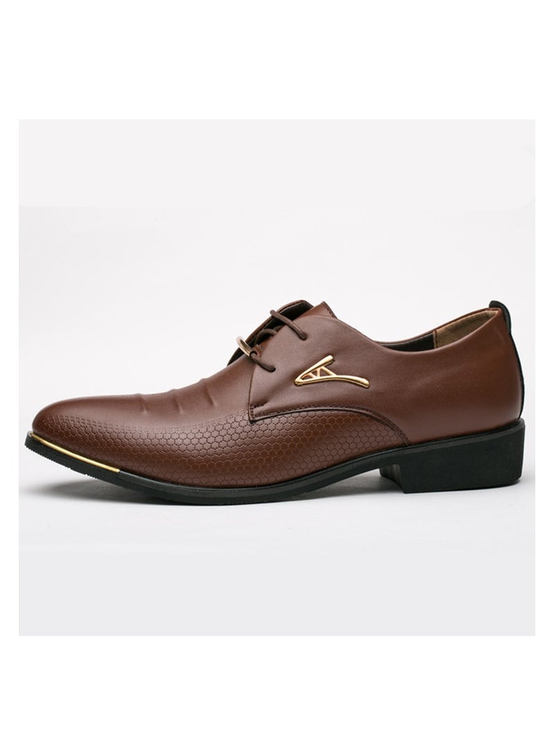Shougu New Men's Business Leather Shoes  - Image 1