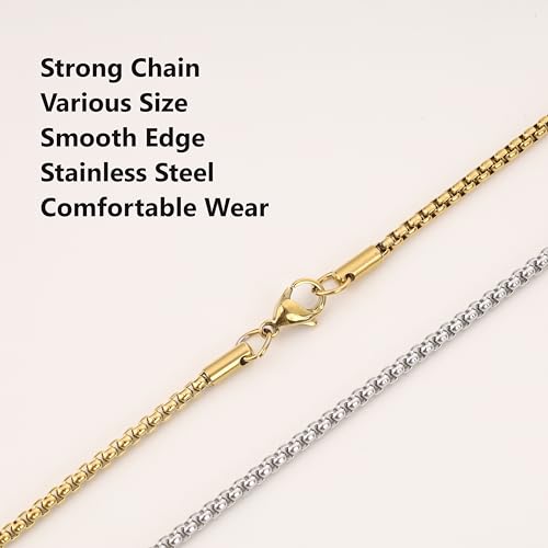 GAVU Men’s Stainless Steel Pendant Necklace, Protection Necklace Evil Eye Necklace for Men, Silver Necklace for Men 20” - Image 5