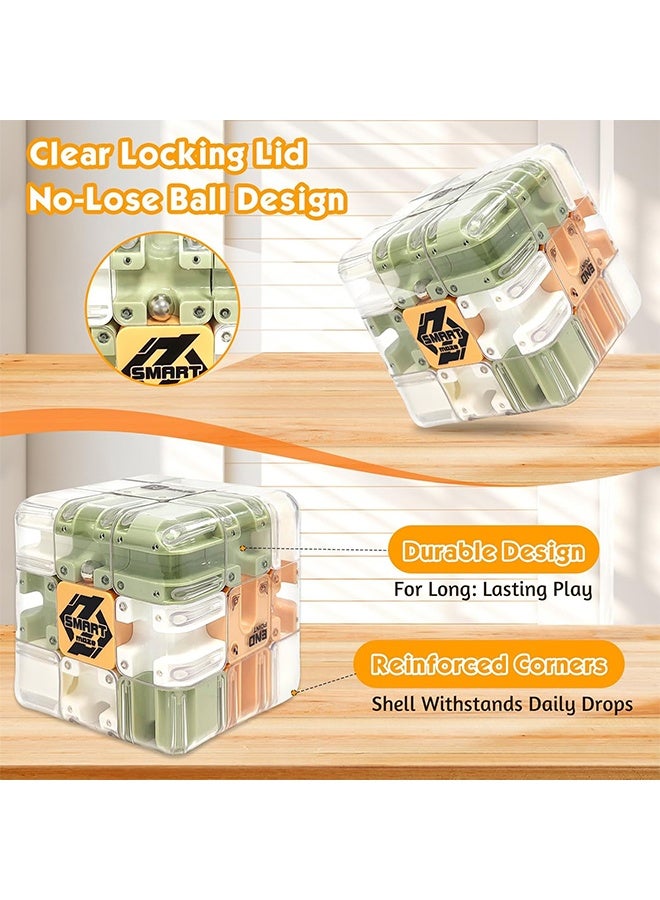 Large Labyrinth 3D Puzzles Maze Cube, Logical Challenge Maze Puzzle Cube Toy, Engaging Brain Teaser Toy, Interactive Mazes Game Educational Focus Game, Stress Relief, Gift for Kids Adults Focus and Logic Training - Image 5