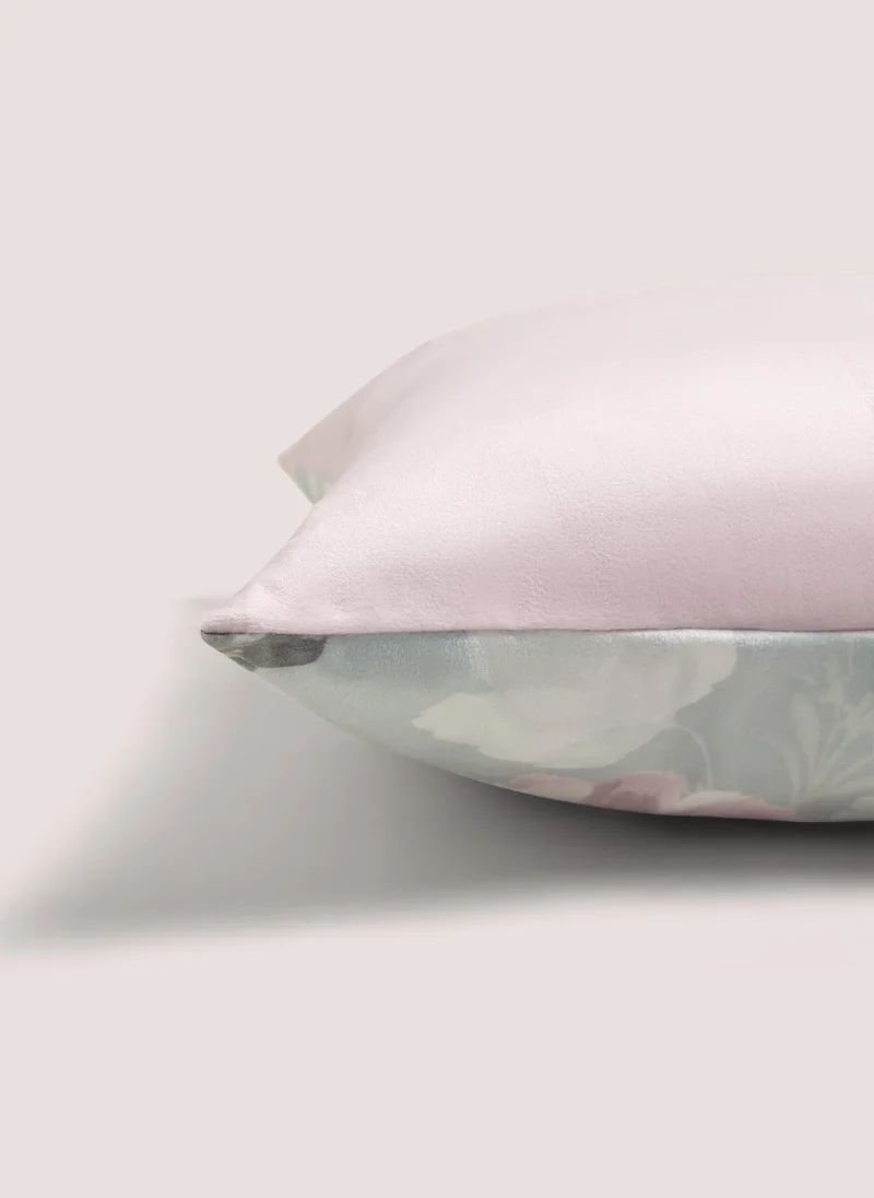 Matalan Floral Bouquet Cushion Blue