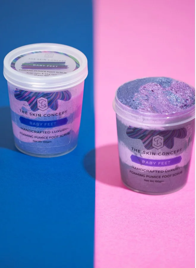 The Skin Concept  The Skin Concept Pumice Foaming Foot Scrub - Baby Feet for Women | Best Price UAE