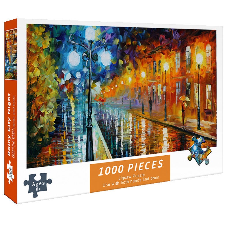 1000 Pieces Adult Puzzle Manufacturers Cute Cure Difficult Decompression Girl Puzzle Stall Retail Toys - Image 1