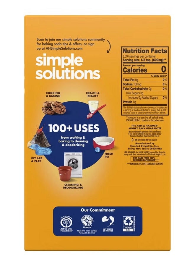 آرم آند هامر صودا الخبز النقي بيكربونات الصوديوم متعدد الإستخدامات 907 جرام - Image 2