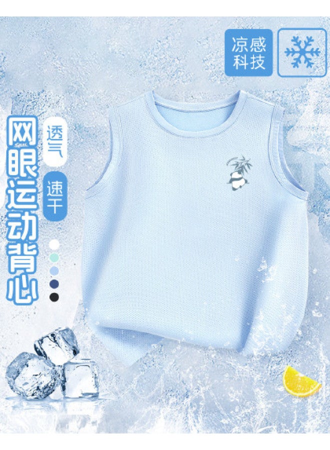 Jeanswest Kids Quick-dry Tank Top 2025 Summer Animal Print Lightweight Sleeveless Cool T-shirt For Boys & Girls - Image 1
