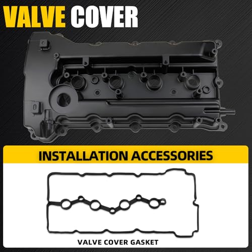 MILIPARTS Upgread Aluminimun Engine Valve Cover Compatible with 2010-2016 Hyundai Sonata Tucson Kia Forte Optima Rondo Spor-tage 2.0L 2.4L Replace 224102G100 - Image 2
