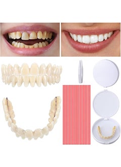 HaLunhi 13 Pcs Dentures DIY Repair Kit Fake Teeth Kit Make Your Own Dentures Kit Repair Missing Teeth Easy and Convenient Customizable Denture Solution for Improve Smile  - Image 1