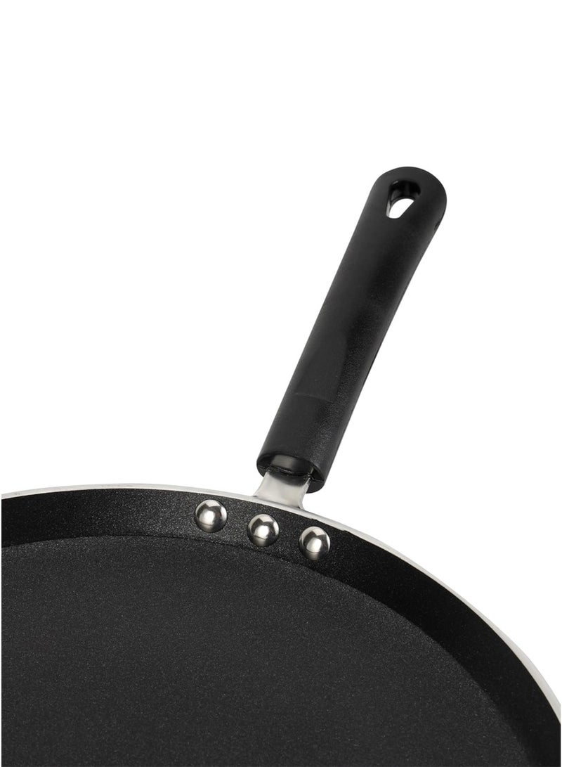 بيسبل مقلاة دوسا تاوا فاخرة غير لاصقة، ٢٦ سم - مقلاة مسطحة للفطائر، الكريب، الروتي، الشباتي، أوتابام | أواني طهي من الألومنيوم المتين، BB1592 - Image 5