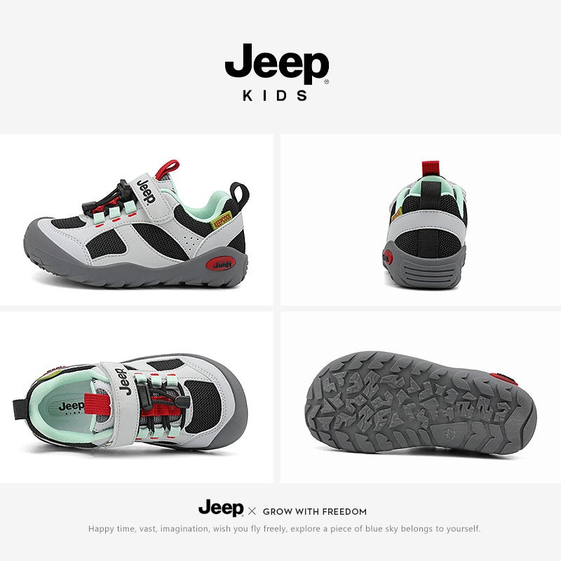 Jeep Children'S Shoes Children'S Outdoor Shoes Spring Non-Slip Boys' Baby Breathable Shoes Mountaineering Shoes Girls' Casual Sneaker - Image 4