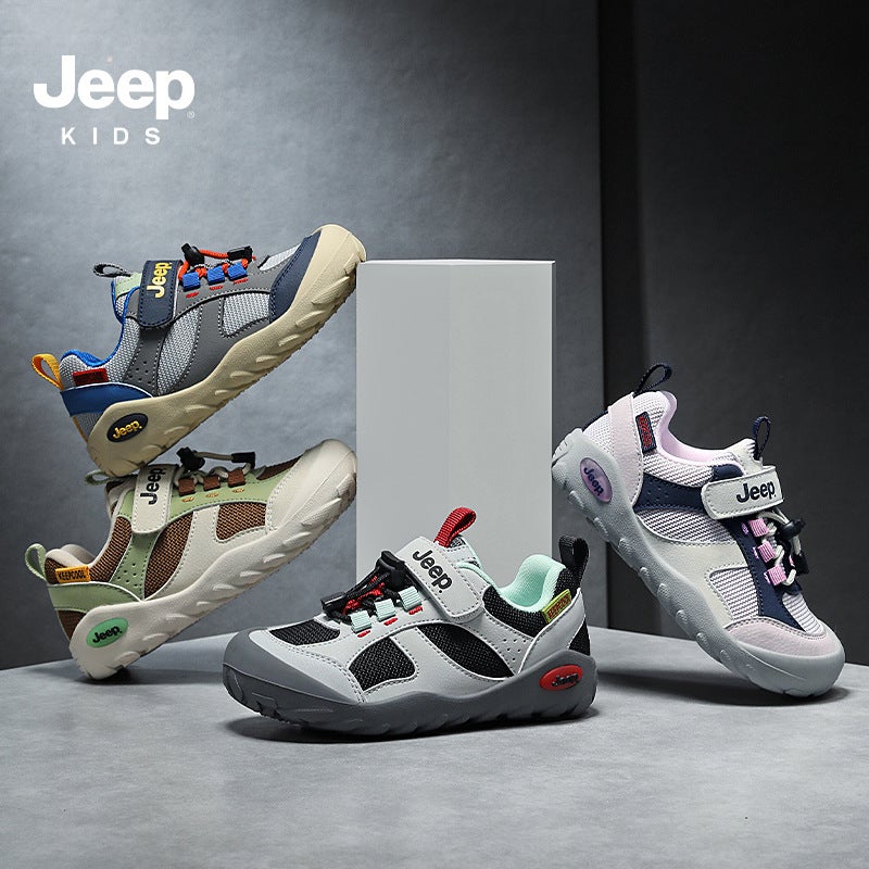 Jeep Children'S Shoes Children'S Outdoor Shoes Spring Non-Slip Boys' Baby Breathable Shoes Mountaineering Shoes Girls' Casual Sneaker - Image 5
