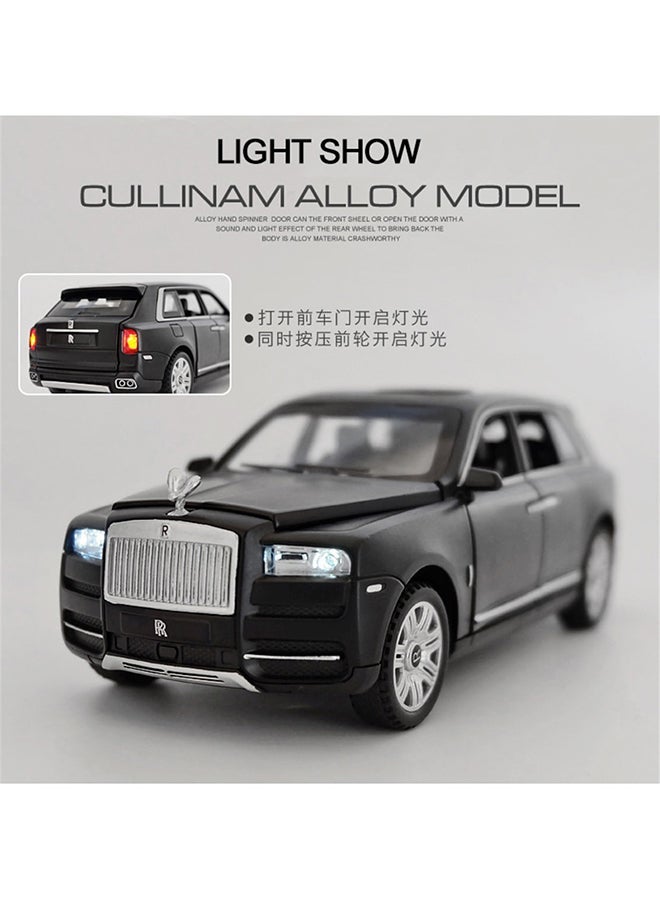 Rolls Royce Cullinan Zinc Alloy Toy Car Durable Sound And Light Effect Black - Image 4