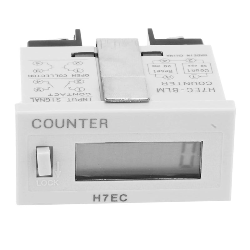 H7EC عداد BLM الرقمي الكهربائي المجمع 6 أرقام شاشة LCD عرض - Image 4