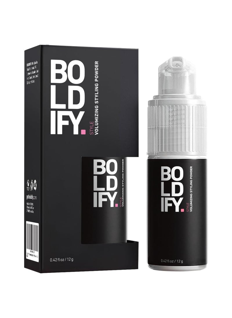 Boldify BOLDIFY Hair Texture Powder and Volumizer  Styling for Thinning Hair  Volumizing Powder for Women  Men  Travel Size 