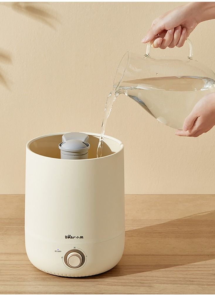 Bear - 4.5L Humidifier Cool Mist Quite Fog Creator Purification Aroma Diffuser Humidifier Top-table for Bedroom and Office 2 Pin Plug (CN Version) - Image 1