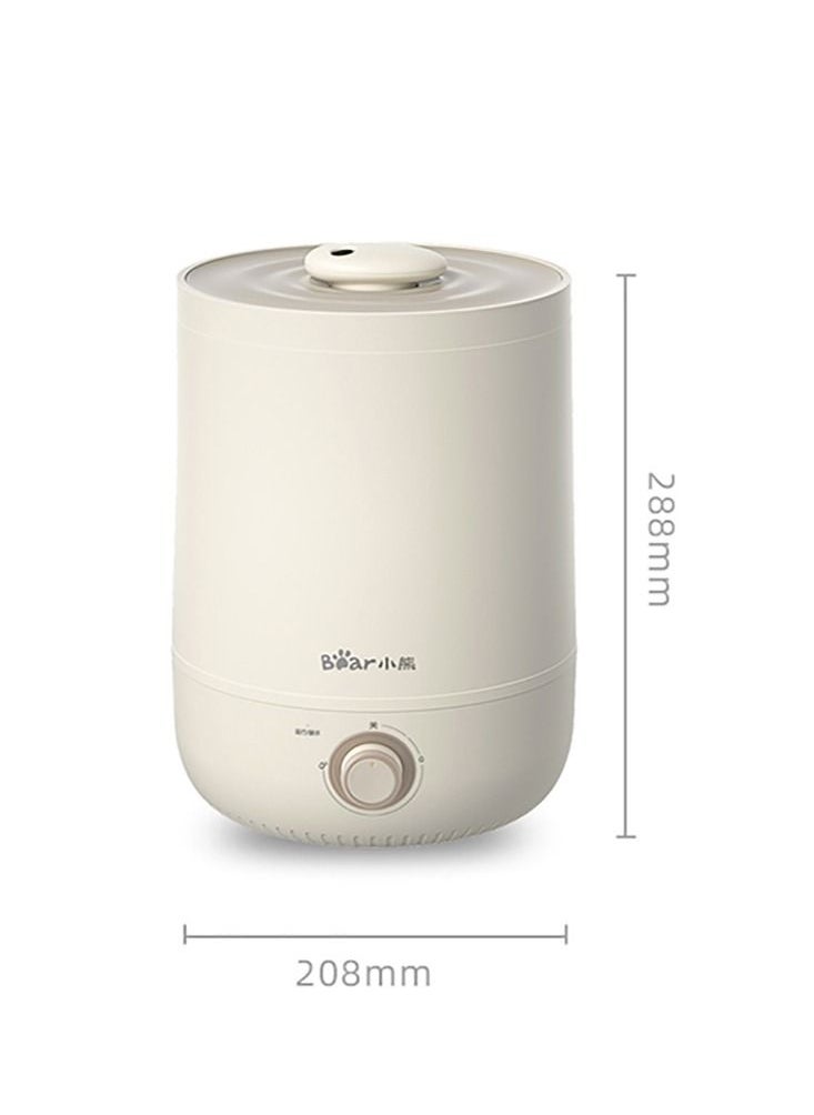 Bear - 4.5L Humidifier Cool Mist Quite Fog Creator Purification Aroma Diffuser Humidifier Top-table for Bedroom and Office 2 Pin Plug (CN Version) - Image 1
