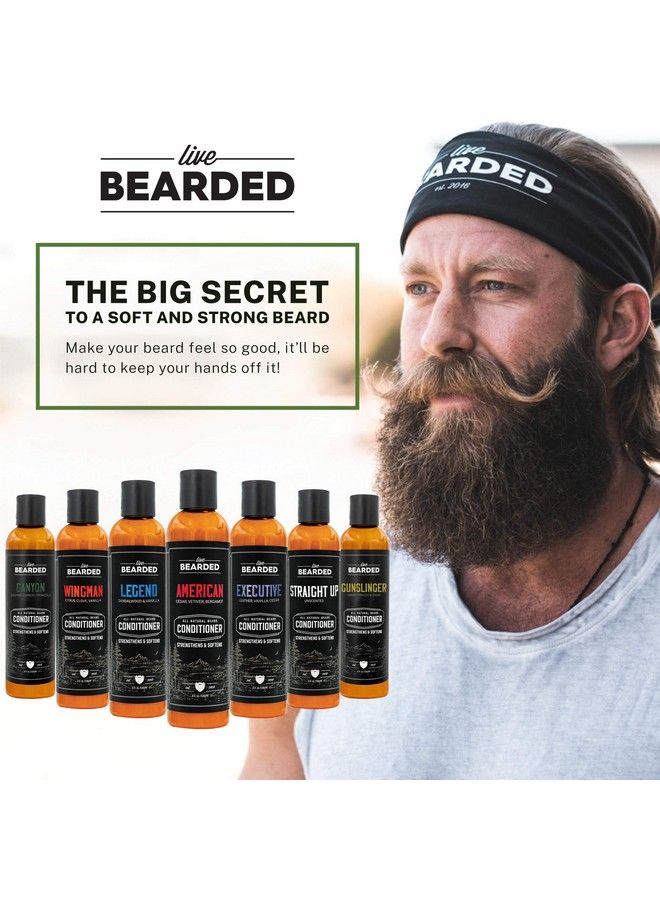 Live Bearded : Beard Conditioner Executive Facial Hair Conditioner 8 Oz. Strengthens And Softens Allnatural Ingredients With Biotin Coconut Oil Argan Oil And Caffeine Made In The Usa - Image 4