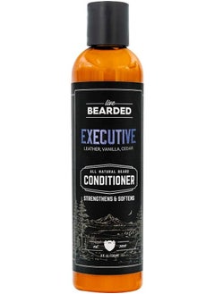 Live Bearded : Beard Conditioner Executive Facial Hair Conditioner 8 Oz. Strengthens And Softens Allnatural Ingredients With Biotin Coconut Oil Argan Oil And Caffeine Made In The Usa  - Image 2