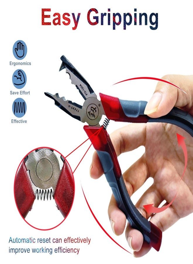 ROEIEIS Chain Joining Tool Pliers for Beaded Ball Chain Cutting and Joining - Splicing Combination Tool for #10 Metal Chain - Image 2
