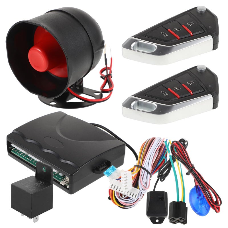 Universal Keyless Entry Car Alarm Kit With Remote Start Anti Theft For Minivan Sedan - Image 2