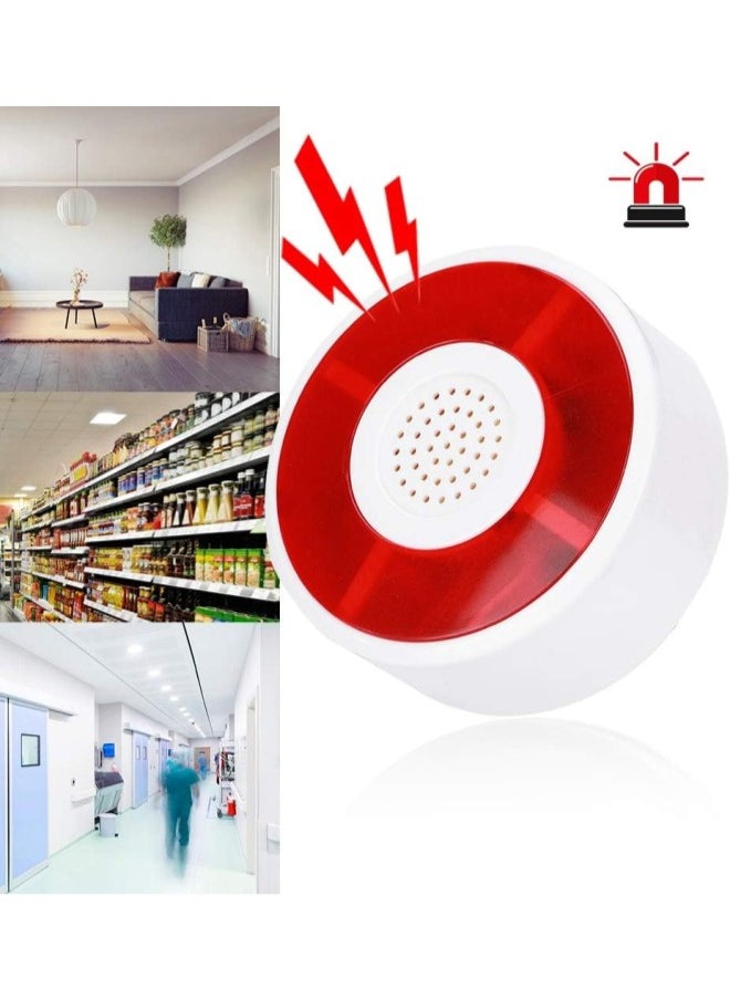 DC 12V LED Flashing Security Lamp Alarm System Alarm Strobe Signal Warning Light Siren Acousto-Optic