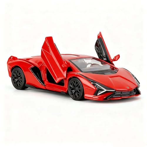BDTCTK Lamborghini Sin FKP37 Diecast Car Models136 Zinc Alloy Toy Pull Back Vehicles Toy Cars for Toddlers Kids Boys Girls Gift Red - Image 1
