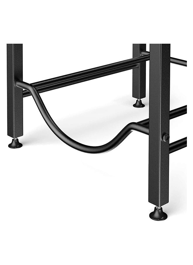SKY-TOUCH - 4 Tier Water Bottle Holder 5 Gallon Shelves, Heavy Duty Water Bottle Stand Storage for Kitchen Home and Office Black - Image 1