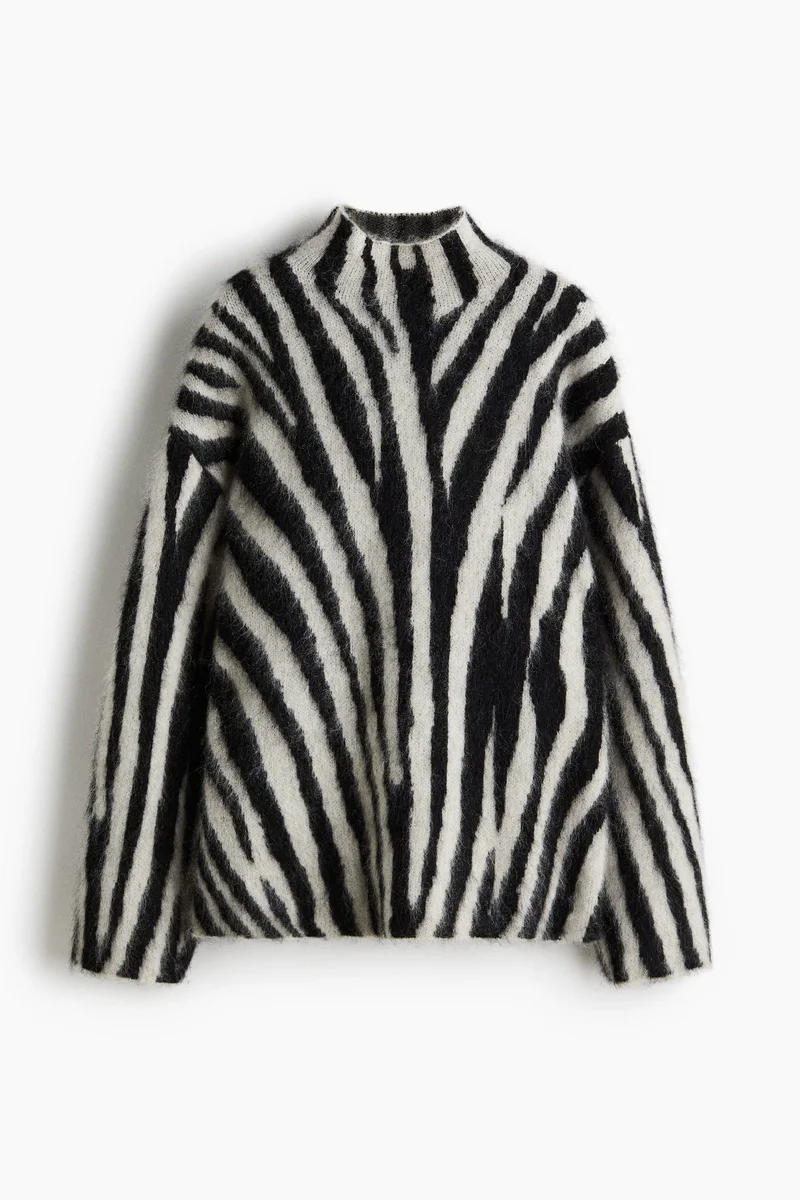 H&M Mohair-blend turtleneck jumper