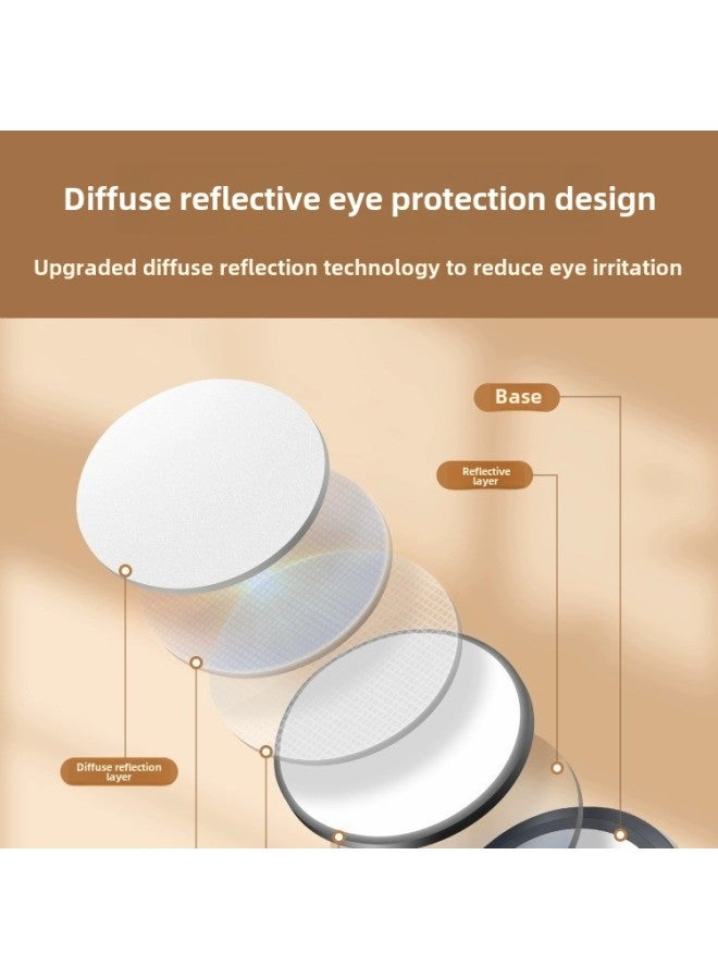 26/35CM Desktop Full Screen Light Makeup Anchor Beauty Rejuvenation Light Live Full Soft Light-Specifications:26cm Single Light + 60cm Overhead Shooting Bracket  - Image 3