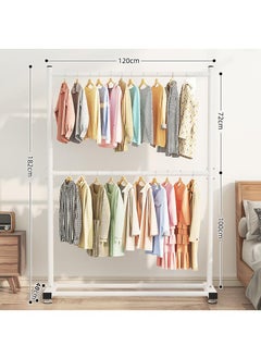 Y&D Floor Standing Vertical Storage Simple Coat And Hat Double Layer Drying Rack  - Image 1