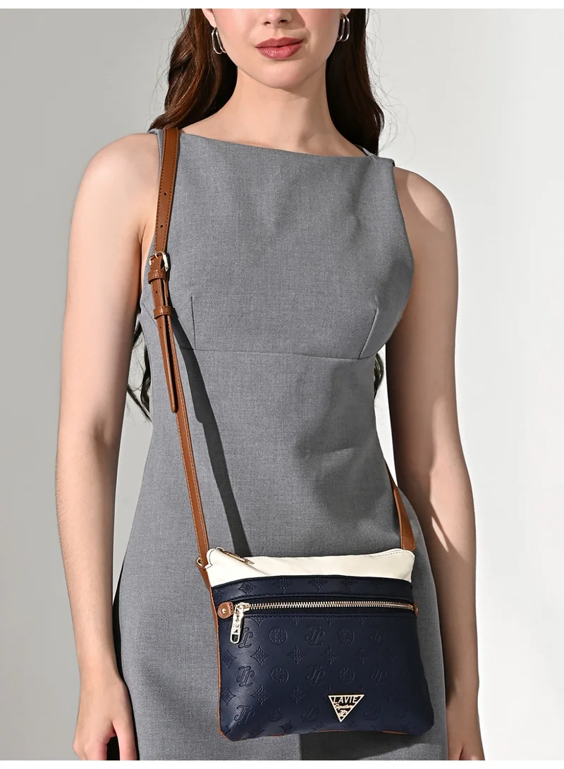 لافي حقيبة نسائية جالكس ملونة بحمالة كتف كحلي