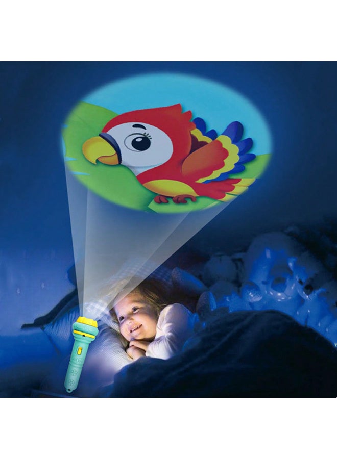 Projection Flashlight Educational Toys Bedtime Night Lamp for Boys Girls 48 Images - Image 1