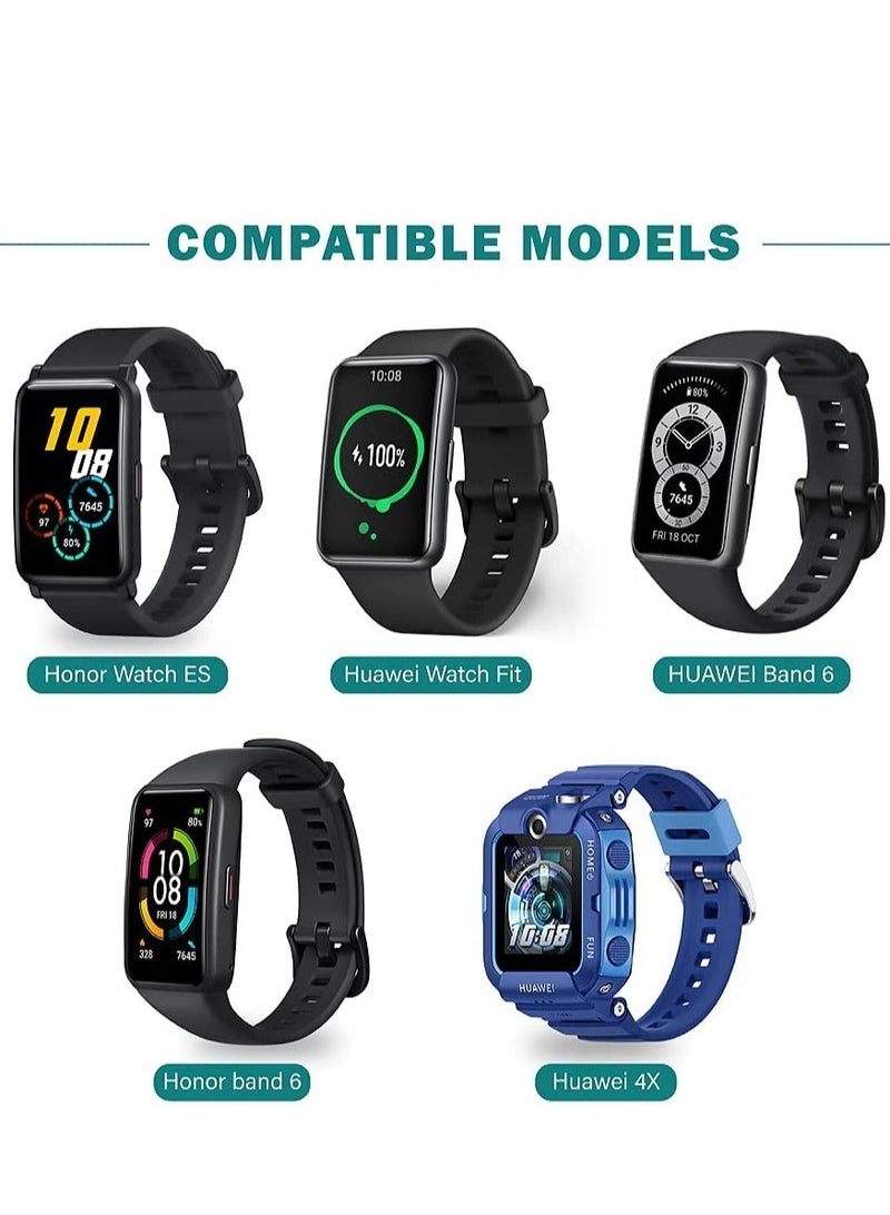 Charger Compatible with Huawei Watch Fit Mini, Honor Band 6, Huawei Band 6 7, Huawei 4X, Honor Watch ES - Magnetic USB Charging Cable 3.3ft 100cm - Smartwatch Accessories - Black - Image 2