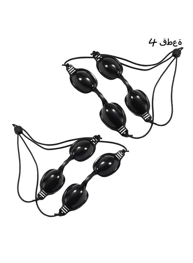 Fda Approval Goggle For Ipl Laser Safety Glasses Red Light Therapy And Laser Hair Removal Treatment Beauty Patient Protective Eye Goggle For Ipl Laser Led Uv Lamp Treatment 4 Packs - Image 1